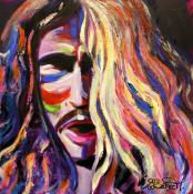 Steven Tyler: After the show: Transcendence I (70 x 70 cm) (Acrylic)